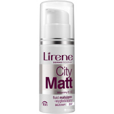 Тональний крем з матувальним і вирівнювальним ефектом Lirene City Matt Бежевий 30 мл mini slide 1
