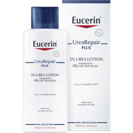 Зволожуючий лосьйон для сухої шкіри тіла Eucerin 5% Urea Repair Plus 250 мл