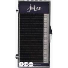 Вії для нарощування JoLee Super Mink Lash B 0.10 мм x 9 мм 20 ліній Чорні mini slide 1