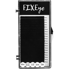 Ресницы для наращивания FIXEye Hylon Lash CC 0.07 мм x MIX 8-15 мм 20 линий Черные mini slide 1