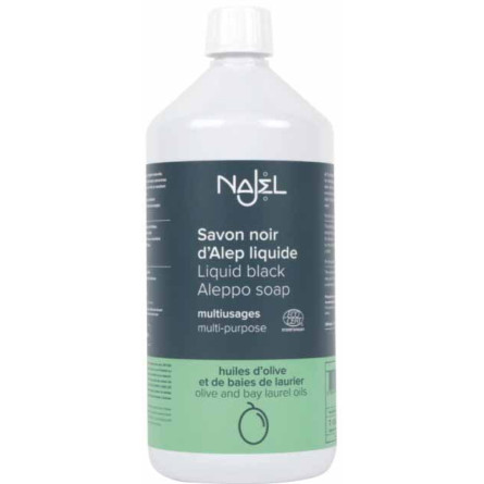 Мультифункциональное средство Najel с черным алеппским мылом на основе оливкового масла 1 л slide 1