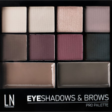 Набір для очей і брів тіні та віск LN Professional Pro Palette 01 12 г mini slide 1