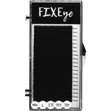 Ресницы для наращивания FIXEye Silk Lash L 0.10 мм x MIX 8-13 мм 20 линий Черные mini slide 1