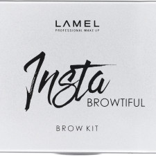 Набір для брів (віск і тіні) Lamel Insta Browtiful Kit 401 8 г mini slide 1