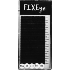 Ресницы для наращивания FIXEye Silk Lash C 0.10 мм x MIX 8-13 мм 20 линий Черные mini slide 1