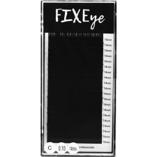 Ресницы для наращивания FIXEye Silk Lash C 0.10 мм x 14 мм 20 линий Черные mini slide 1