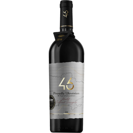 Вино 46 Parallel Grand Admiral Merlo Cabernet Sauvignon червоне сухе 2018 0.75 л 13.9%