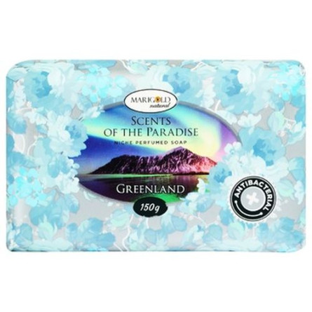 Мыло антибактериальное твёрдое Marigold Natural парфюмированное Гренландия 150 г slide 1