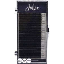 Вії для нарощування JoLee Super Mink Lash CC 0.07 мм x 10 мм 20 ліній Чорні mini slide 1