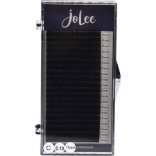 Ресницы для наращивания JoLee Super Mink Lash C 0.10 мм x 11 мм 20 линий Черные mini slide 1
