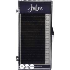 Ресницы для наращивания JoLee Super Mink Lash B 0.10 мм x 10 мм 20 линий Черные mini slide 1