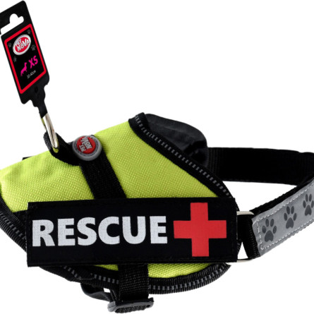 Шлея посилена Pet Nova Rescue+ XS 30-40 см Салатова (HA-RESCUE-LIGHTGREEN-XS)