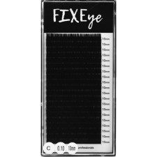 Ресницы для наращивания FIXEye Silk Lash C 0.10 мм x 10 мм 20 линий Черные mini slide 1