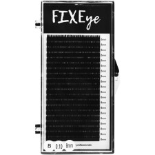Вії для нарощування FIXEye Silk Lash B 0.10 мм x 8 мм 20 ліній Чорні mini slide 1
