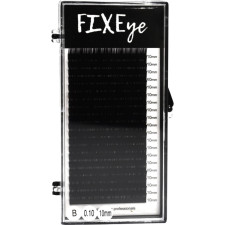Вії для нарощування FIXEye Hylon Lash B 0.10 мм x 10 мм 20 ліній Чорні mini slide 1