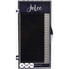 Ресницы для наращивания JoLee Super Mink Lash B 0.07 мм x 12 мм 20 линий Черные mini slide 1