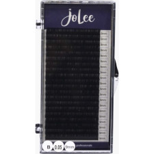 Вії для нарощування JoLee Super Mink Lash B 0.05 мм x 9 мм 20 ліній Чорні mini slide 1