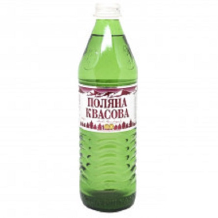 Вода Поляна Квасова лечебно-столовая стеклянная бутылка 500мл Украина slide 1