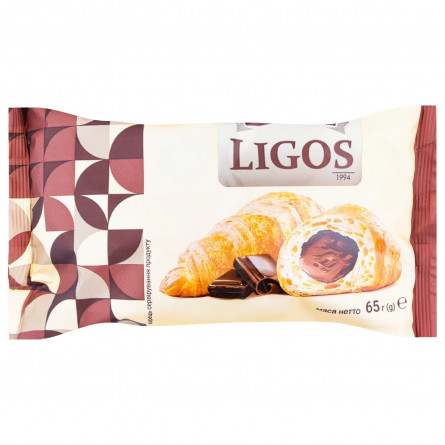 Круасан Лігос з начинкою шоколад 65 г slide 1