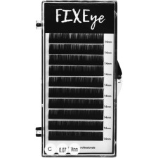 Ресницы для наращивания FIXEye Silk Lash C 0.07 мм x 14 мм 10 линий Черные mini slide 1