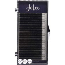 Вії для нарощування JoLee Super Mink Lash CC 0.07 мм x 9 мм 20 ліній Чорні mini slide 1