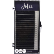 Вії для нарощування JoLee Super Mink Lash C 0.05 мм x 8 мм 20 ліній Чорні mini slide 1