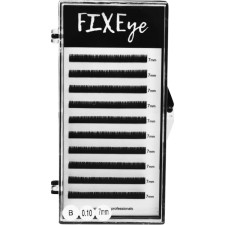 Ресницы для наращивания FIXEye Silk Lash B 0.10 мм x 7 мм 10 линий Черные mini slide 1