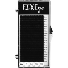 Ресницы для наращивания FIXEye Silk Lash B 0.05 мм x MIX 8-12 мм 20 линий Черные mini slide 1