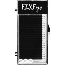 Вії для нарощування FIXEye Silk Lash CC 0.07 мм x 11 мм 20 ліній Чорні mini slide 1
