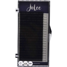 Вії для нарощування JoLee Super Mink Lash C 0.05 мм x 12 мм 20 ліній Чорні mini slide 1