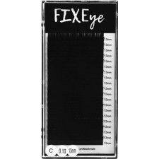 Ресницы для наращивания FIXEye Silk Lash C 0.10 мм x 13 мм 20 линий Черные mini slide 1