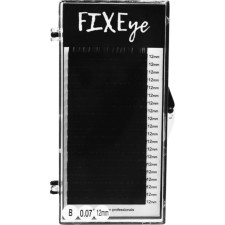 Ресницы для наращивания FIXEye Hylon Lash B 0.07 мм x 12 мм 20 линий Черные mini slide 1