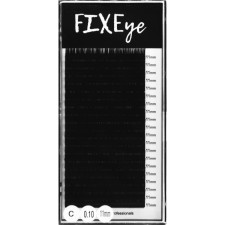 Вії для нарощування FIXEye Silk Lash C 0.10 мм x 11 мм 20 ліній Чорні mini slide 1