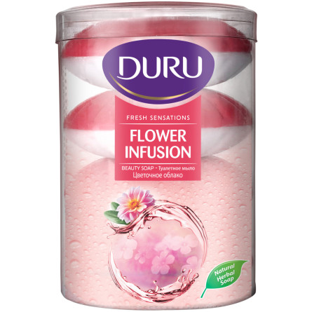Мыло DURU Fresh Sensations Цветочная Облако 4 х 100 г slide 1