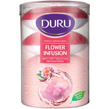 Мыло DURU Fresh Sensations Цветочная Облако 4 х 100 г mini slide 1