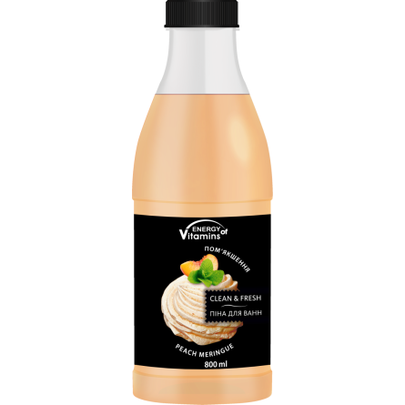 Піна для ванн Energy of Vitamins Peach meringue 800 мл (0517)