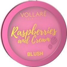 Рум'яна для обличчя Vollare Cosmetics Raspberries And Cream 02 yummy blush 5 г mini slide 1