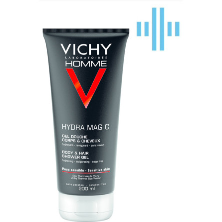 Гель для душа Vichy Homme Тонізуючий для волосся і тіла 200 мл