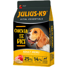 Сухий корм для собак Julius-K9 High Premium Adult Vital Essentials Птиця-рис 12 кг mini slide 1