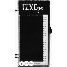 Ресницы для наращивания FIXEye Hylon Lash B 0.10 мм x 11 мм 20 линий Черные mini slide 1