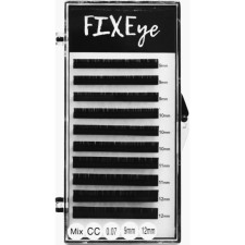 Ресницы для наращивания FIXEye Hylon Lash CC 0.07 мм x MIX 9-12 мм 10 линий Черные mini slide 1
