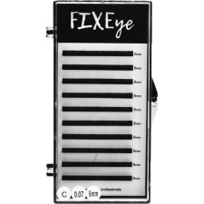 Вії для нарощування FIXEye Hylon Lash C 0.07 мм x 6 мм 10 ліній Чорні mini slide 1