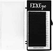 Ресницы для наращивания FIXEye Hylon Lash C 0.10 мм x 7 мм 10 линий Черные mini slide 1