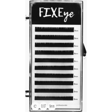 Вії для нарощування FIXEye Hylon Lash C 0.07 мм x 9 мм 10 ліній Чорні mini slide 1
