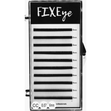 Ресницы для наращивания FIXEye Hylon Lash CC 0.07 мм x 6 мм 10 линий Черные mini slide 1