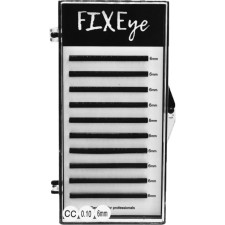 Вії для нарощування FIXEye Hylon Lash CC 0.10 мм x 6 мм 10 ліній Чорні mini slide 1