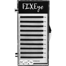 Вії для нарощування FIXEye Hylon Lash CC 0.07 мм x 7 мм 10 ліній Чорні mini slide 1