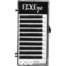 Ресницы для наращивания FIXEye Silk Lash C 0.07 мм x 11 мм 10 линий Черные mini slide 1