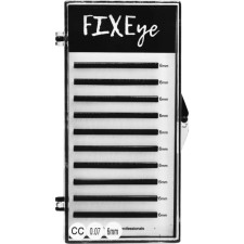 Ресницы для наращивания FIXEye Silk Lash CC 0.07 мм x 6 мм 10 линий Черные mini slide 1