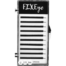 Ресницы для наращивания FIXEye Silk Lash C 0.10 мм x 6 мм 10 линий Черные mini slide 1